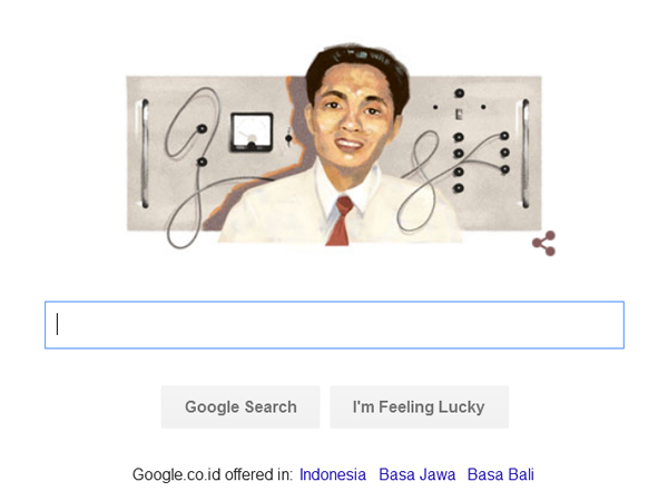 Sosok Ilmuwan Indonesia Hiasi Google Doodle Hari Ini