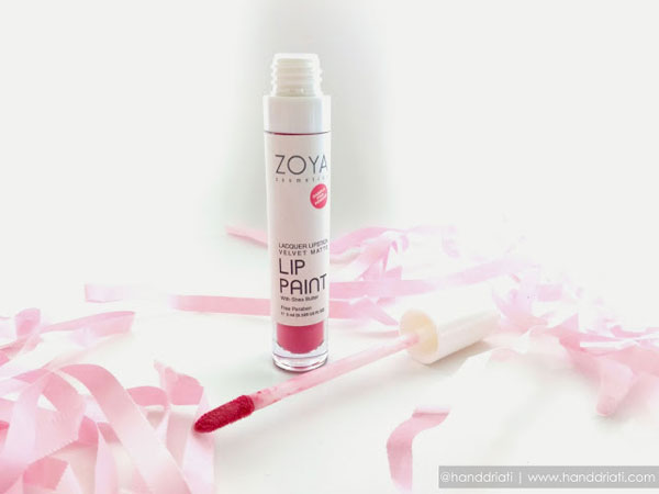 Review : Zoya Lip Paint Lacquer Lipstick Velvet Matte