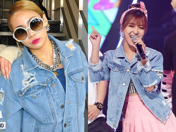 Ripped Denim Jacket Kembar CL 2NE1 vs Luna f(x), Who Wore It Better?