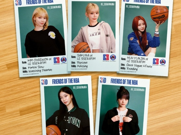 LE SSERAFIM Diumumkan Sebagai 'Friends of NBA' Menyusul Suga BTS