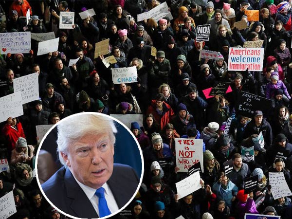 Demo Hingga Ancam Pembalasan, Bentuk Protes Warga dan Negara Atas Keputusan Donald Trump