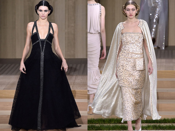 Kendall Jenner dan Gigi Hadid Kenakan Gaun 'Impian' di Fashion Show Haute Couture Chanel