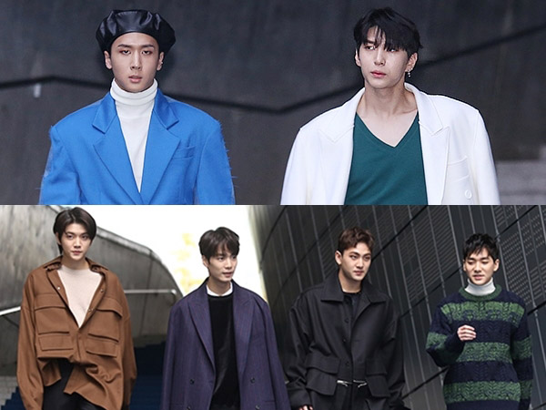 Parade Fashion Musim Gugur Idola K-Pop Pria di '2017 S/S Seoul Fashion Week'