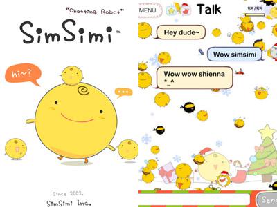 Simsimi, Aplikasi Ngobrol dengan Robot Kuning asal Korea yang Menggemaskan!