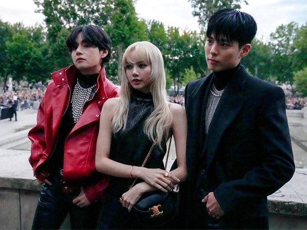 V BTS, Lisa BLACKPINK, dan Park Bo Gum Tampil Glamor di Fashion Show CELINE