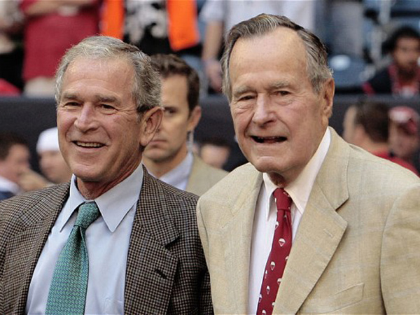 Mantan Presiden George Bush Patah Tulang Leher, Kondisi Stabil