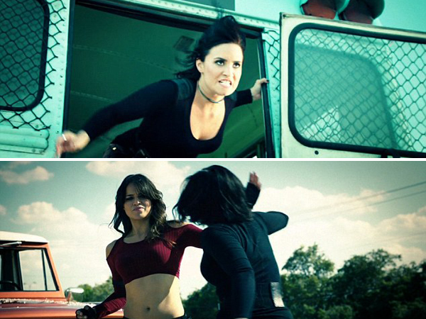 Demi Lovato Berkelahi dengan Aktris Michelle Rodriguez di MV Terbarunya