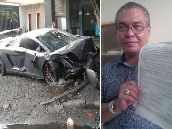 Gerah Diberitakan, Pengemudi Lamborghini Tabrak Warung Jamu Ancam Media Lewat Iklan