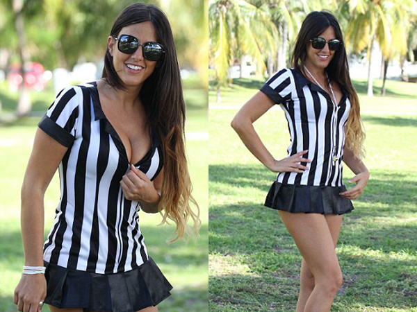 Wow, Model Seksi Ini akan Jadi Wasit Sepakbola Perempuan Pertama di Liga Italia!