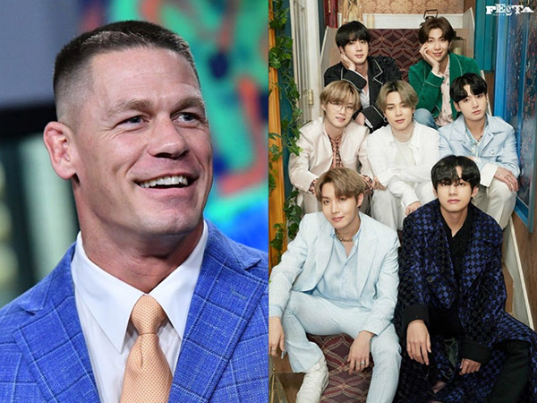 John Cena Ungkap Alasan Jatuh Cinta dengan BTS dan ARMY