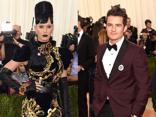 Katy Perry dan Orlando Bloom Tampil Unik dengan Tamagochi Untuk Met Gala