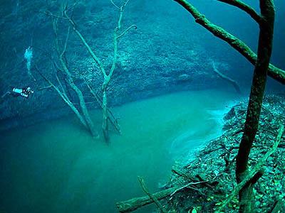 Aneh, Ada Aliran Sungai di Dalam Kolam!