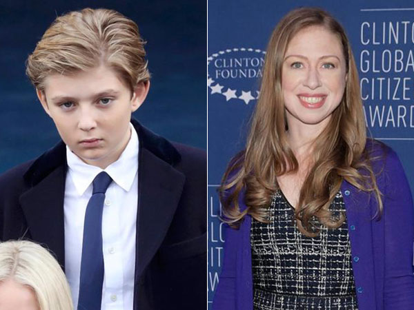 Kerap Diejek, Anak Hillary Clinton Bela Si Bungsu Tampan Barron Trump