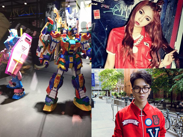 Dipamerkan di Festival Gundam Terbesar, Ini Rakitan Gundam Minzy 2NE1 dan Mino WINNER