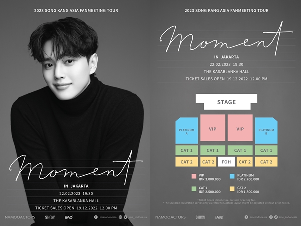 Promotor Rilis Tanggal dan Harga Tiket Fanmeeting Song Kang di Jakarta