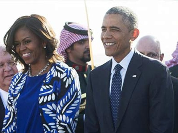 Tak Pakai Penutup Kepala Saat Berkunjung, Michelle Obama Dikritik Warga Arab Saudi