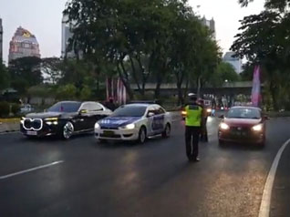 Ternyata Ini Alasan Mobil Patwal Terobos Iring-iringan KTT ASEAN Hingga Dimaki Sesama Polisi