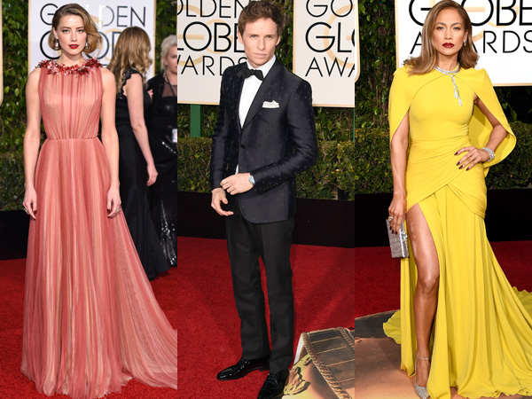 Penampilan Red Carpet Terbaik Para Selebriti Hollywood di Golden Globes 2016