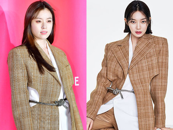 Check Coat Kembar Han Hyo Joo vs Shin Min Ah, Who Wore It Better?