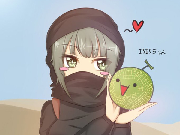 Lucunya Para Netizen Lawan ISIS Dengan Karakter Anime Lucu Ini