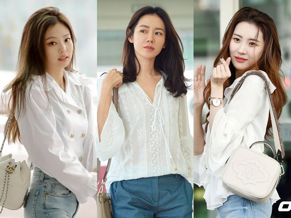 Inspirasi Blouse Casual Putih Ala Seleb Cantik Korea untuk Silaturahmi Lebaran