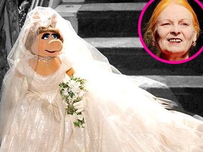 Wow, Vivienne Westwood Desain Gaun Pengantin untuk Karakter Film 'The Muppets'!