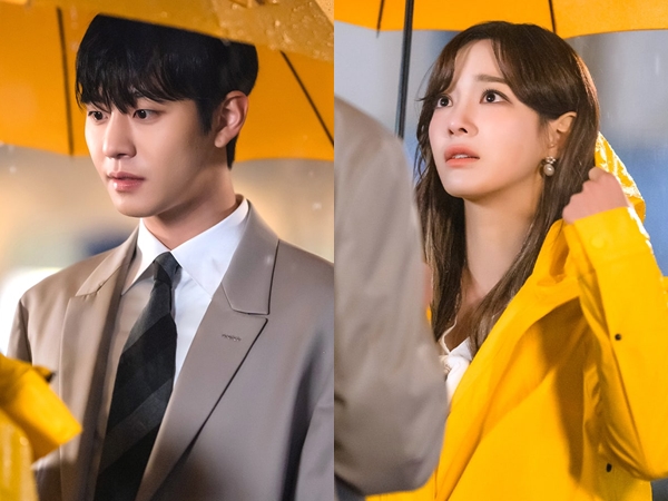 Ahn Hyo Seop dan Kim Sejeong Tampilkan Chemistry Romantis di Bawah Hujan Dalam Drama Terbaru
