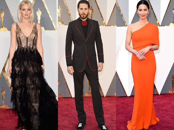 Jennifer Lawrence Hingga Jared Letto Masuk Daftar Penampilan Terbaik di Red Carpet Oscars 2016!