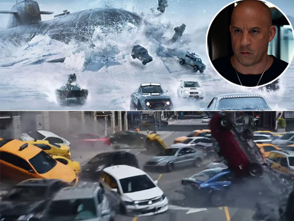 'Kiamat' Teknologi Sampai Hujan Mobil Bikin Histeris di Trailer 'Furious 8'