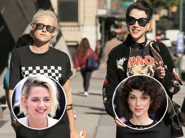 Resmi Pacaran, Kristen Stewart dan St.Vincent Pamer Kemesraan