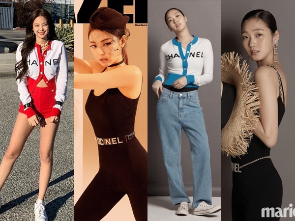 Beda Gaya Jennie BLACKPINK dan Kim Go Eun Pakai Outfit Chanel, Who Wore It Better?