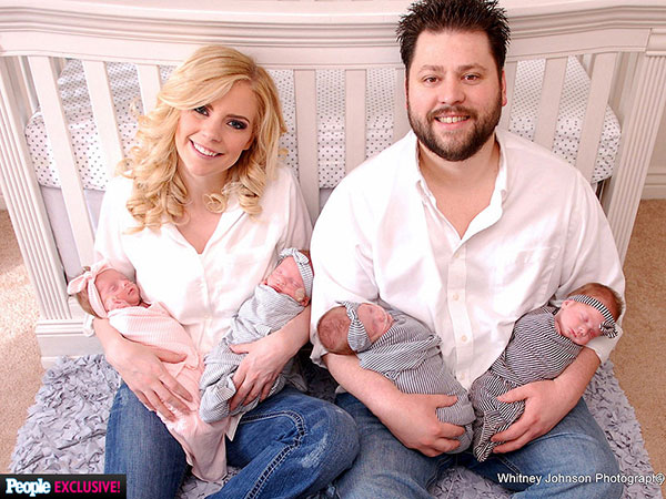 Wah, Wanita ini Lahirkan Dua Pasang Bayi Kembar Identik Sekaligus!