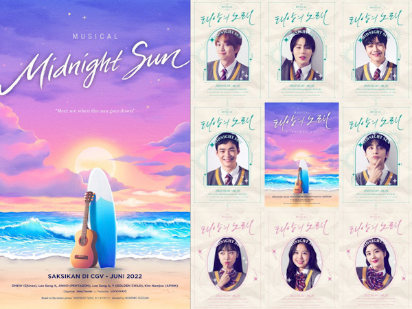 Musikal 'Midnight Sun' Onew SHINee Hingga Jinho PENTAGON, Tayang di CGV Indonesia!