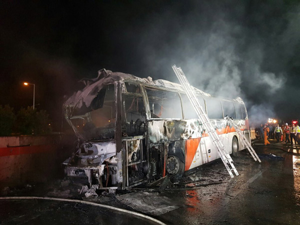 Bus Pariwisata di Korea Selatan Terbakar, Tewaskan 10 Penumpang