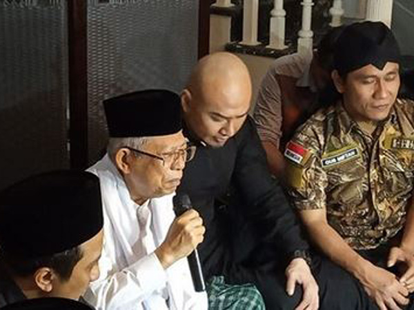 Momen Pertemuan Deddy Corbuzier dan KH. Ma'ruf Amin, Belajar Kesederhanaan