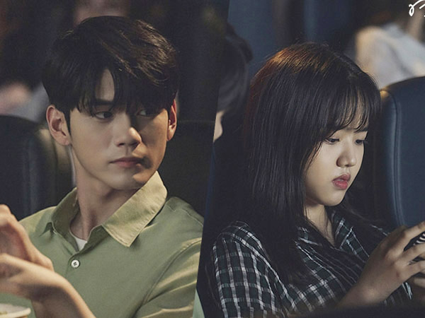 Potret Manis Kencan Pertama Ong Seongwoo dan Kim Hyang Gi di Bioskop