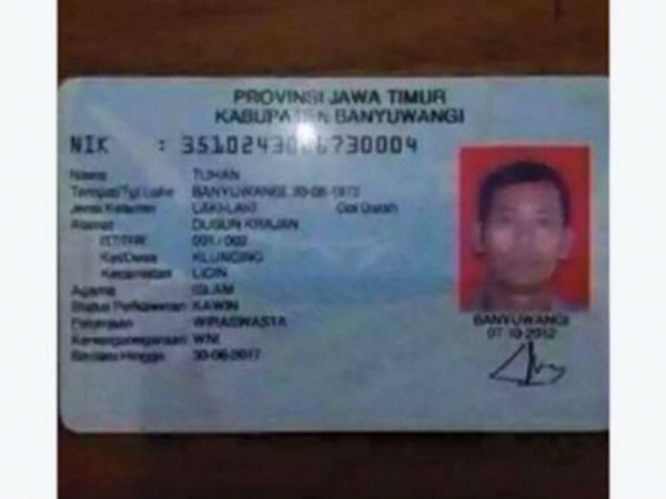 Wah, Pria Bernama Tuhan Hebohkan Netizen