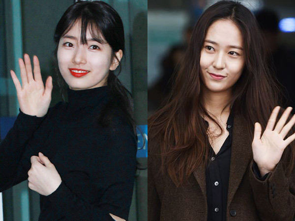 Simple But Gorgeous, Intip Airport Fashion Suzy Miss A dan Krystal f(x) Menuju Milan!