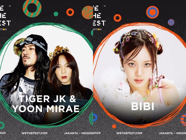 Tiger JK, Yoon Mirae dan BIBI Akan Tampil di We The Fest 2024