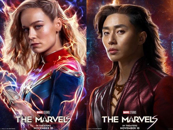 The Marvels Rilis Poster Individu Brie Larson Hingga Park Seo Joon