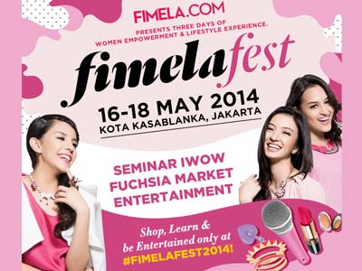 FIMELAFEST 2014, Festival Terbesar untuk Para Perempuan di Jakarta!