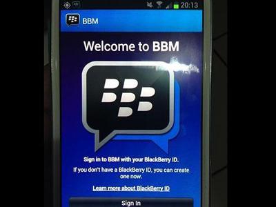 BBM Android Belum Kompatibel dengan Tablet