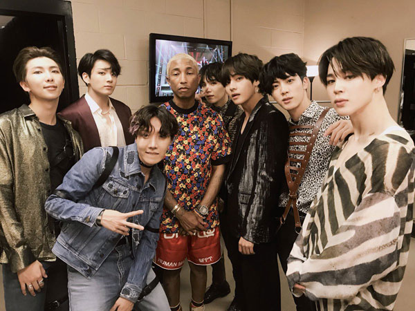 Cerita Kocak RM BTS yang Dibuat Gagap Saat Ketemu Pharrell Williams