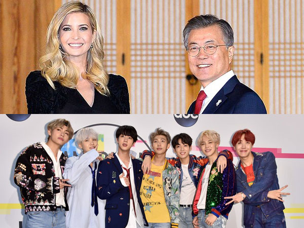 Ivanka Trump Sebut Anaknya Jadi Punya Hobi 'Pesta BTS' ke Presiden Moon Jae In!