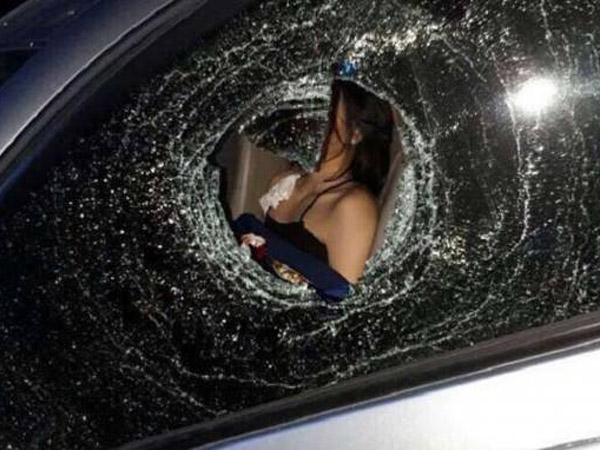 Terungkap Pelaku Pelempar Mobil DJ Siska Hingga Pecah dan Terluka Parah