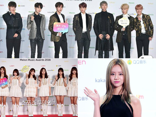 Simak Gaya Fashion Para Idola K-Pop di Red Carpet MelOn Music Awards 2016 (Part 1)