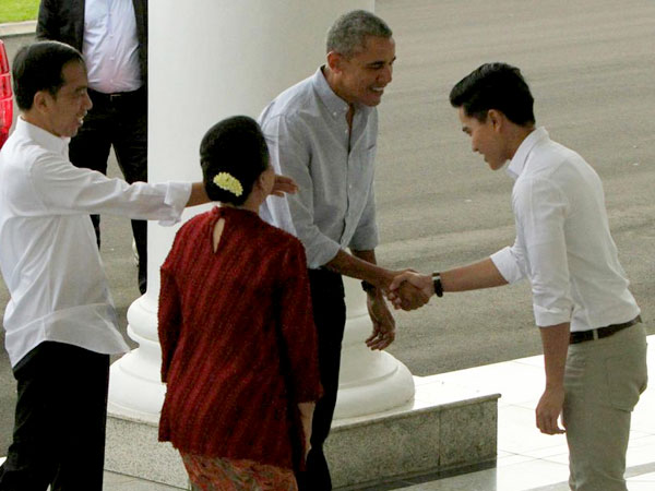 Barack Obama Beri Salam Jempol untuk Kaesang di Istana Bogor