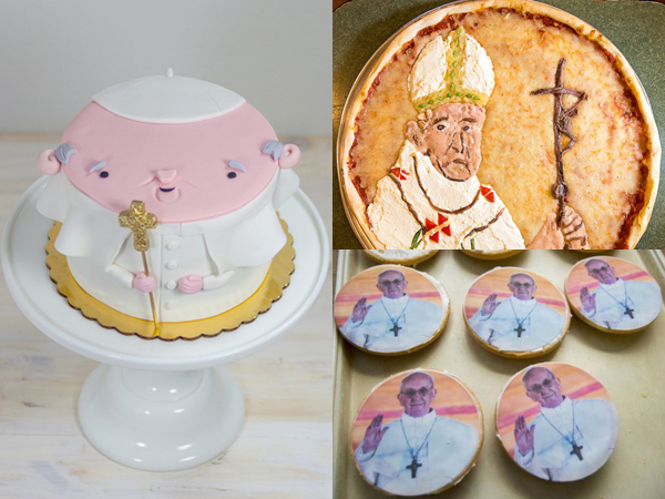 Cookies Hingga Pizza Bergambar Wajah Paus Francis Sambut Kedatangannya di Amerika