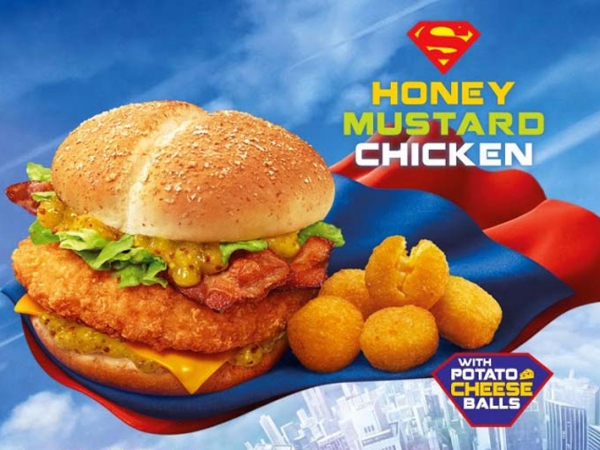 Setelah Burger Batman, McDonalds Hong Kong Buat Sandwich Superman!