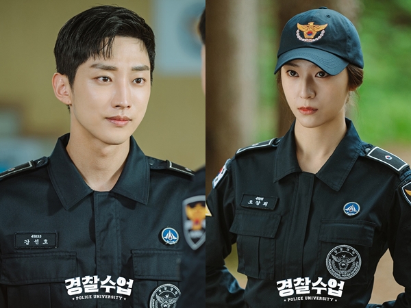 Intip Tranformasi Jinyoung B1A4 dan Krystal f(x) di Drama ‘Police University
